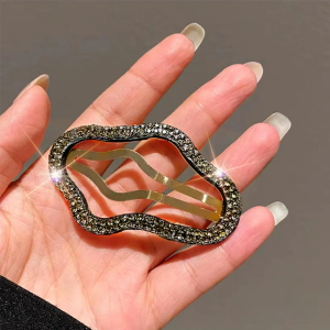 Fashion Cloud Rhinestone Hairpins for Girls and Women Bangs Side Clip Back of Head Hair Clips Hair Accessories