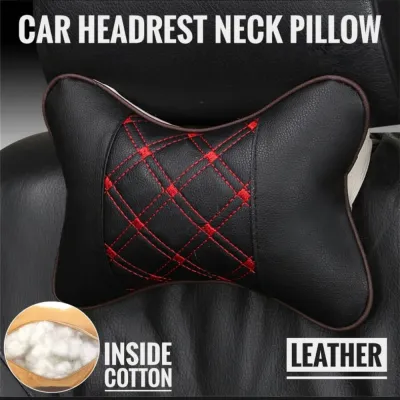 Car Pillow Headrest Neck Rest Support Pillow Back Seat Pillow Cushion Head Rest Pillow Case Cute Kid Memory Foam Extension Pillow Car Interior Accessories Bantal Kereta Bantal Leher Kereta Proton Perodua Toyota Honda Nissan