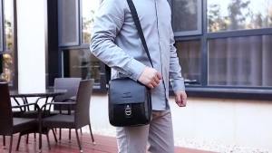 QFDI Túi Đeo Vai Nam Túi Đưa Thư Chống Nước Kinh Doanh Thời Trang Phổ Biến Túi Da túi đeo chéo nam túi đeo chéo tui đeo chéo cho nam