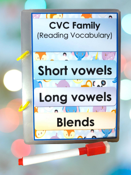 Flashcards for kids CVC Family / Short AEIOU / Long AEIOU / Blended words / Reading / Kids / School Materials / Learning / Kinder / Preschool / Essential Pang Bata / Essential For Home Schooling / Kids / Learn / Read / Write