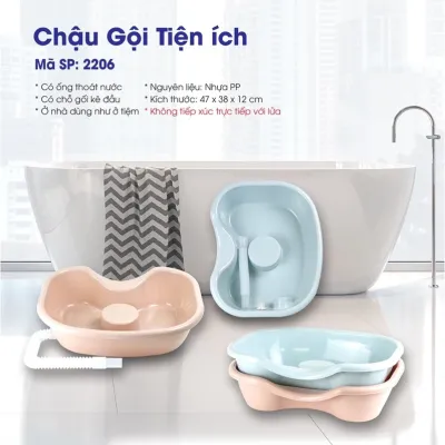 Chậu gội đầu cho bà bầu người già Chậu tắm Việt Nhật