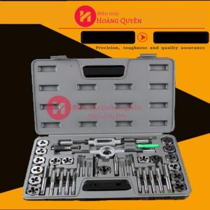 Bộ Taro tạo ren trong và ngoài 40 chi tiết M3-M12 làm từ hợp kim siêu cứng tất cả đựng trong hộp