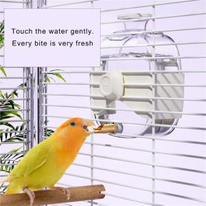 15.2oz chim Thiết bị đựng nước uống với bắn pin và dễ dàng cài đặt cho nhỏ đến lớn chim hàng ngày cung cấp nước