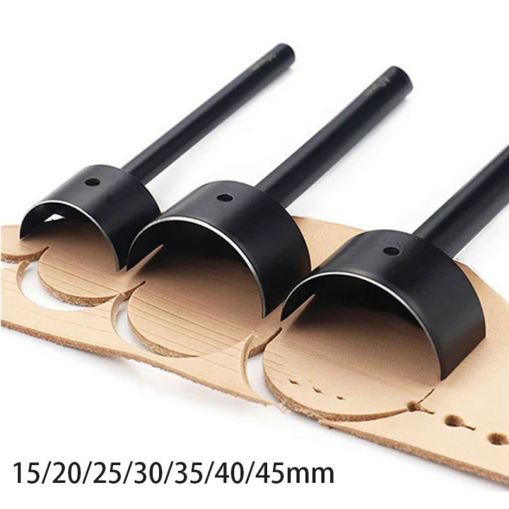 1Pcs kulit C Hole Punchers untuk separuh pusingan Cutter Punch DIY