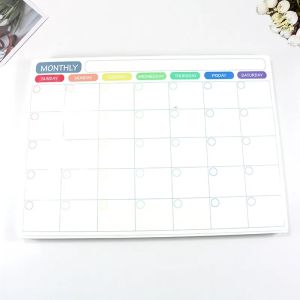Magnetic Calendar For Fridge Monthly Weekly Planner Calendar Table Dry Erase Fridge Sticker Message Board Menu Whiteboard