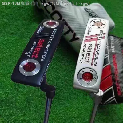 Golf club classic straight Newport2.0 putter black and silver cross-border spot golf putter
