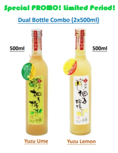 Yuzu Ume & Lemon Flavored Duo Pack (2x500ml)