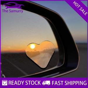 Samurry ✨Hot Sale✨ 1 Set Cute Heart Shape Rearview Mirror Car Blind Spots Side View Mirror Auxiliary Auto Accessories For SUVs