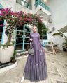 Glamz Shezan gamis brukat dress terbaru pakaian wamita murah mewah elegan pesta kondangan busui. 