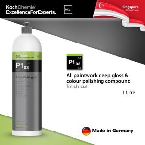 Koch-Chemie Lack-Polish Grun P1.03 1 Litre - Automotive Finishing Light Polishing Compound Abr 1.0