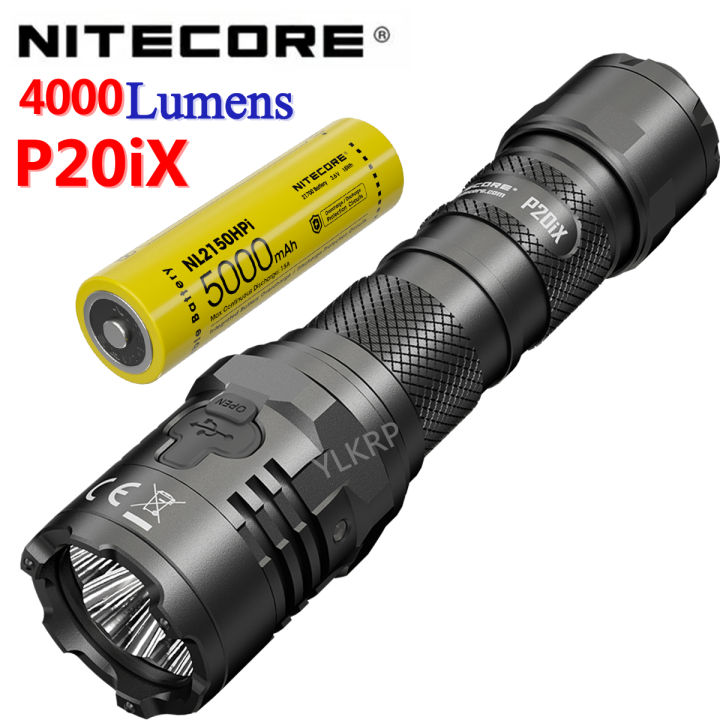 The latest NITECORE P20iX 4000 lumens Xgeneration bright flashlight