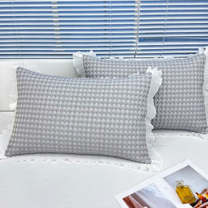 SUNLIGHT HOME เย็นสบายปลอกหมอนลายลูกไม้1คู่ปลอกหมอนคุณภาพสูง2ชิ้นปลอกหมอนระบายอากาศได้