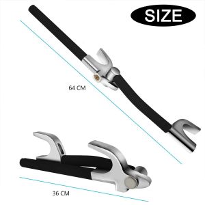Kunci Foldable / Lipat Stir Mobil Pengaman Anti Maling Gembok Mobil