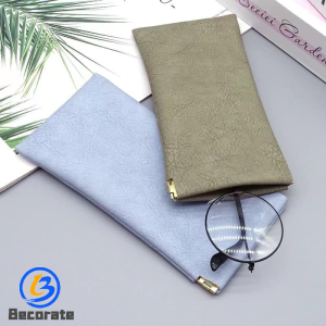 BECORATE Soft PU Leather Reading Glasses Bag Cases Waterproof Solid Color Eyeglasses Sunglasses Pouch Storage Bags Eyewear