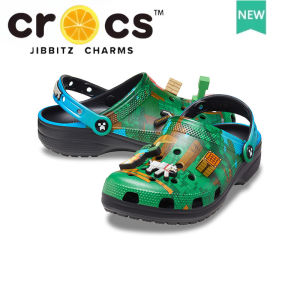 Crocs kids Classic Minecraft Beach Shoes น้ําหนักเบาและสะดวกสบาย #210830