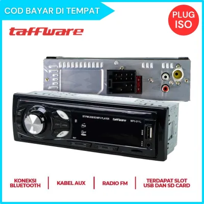 COD Taffware Tape Mobil Audio MP3 Player Bluetooth 5.0 60W with Remote - MP3-S211L / Radio Mobil Bluetooth Full Super Bass / Tape Mobil Bluetooth Full Bass / Tape Mobil Pick Up Carry Truk Canter / Radio Mobil Bluetooth Avanza Universal Terbaru Murah