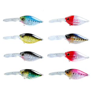 Fishing Baits Small Wobbler Fishing Lures Slow Sinking Artificial Hard Baits Reusable Fishing Tackle Lures Easy to Carry