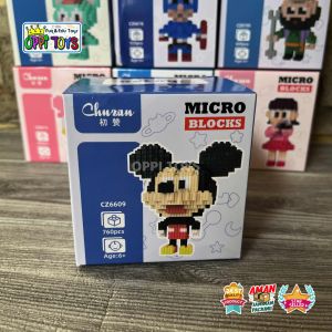 Mainan Edukasi Anak Nano Block Model Karakter Kartun - Mainan DIY Building Blok Karakter Kartun - Bricks Make A Wise Life Building Block