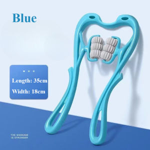 Neck Massager Cervical Handheld Shoulder Aids with Ball Shiatsu Deep Muscle Relaxation Massage Pain Relief