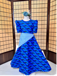 Filipiniana Costume for KIDS Modern Filipiniana with bandana Buwan ng Wika Red Signature