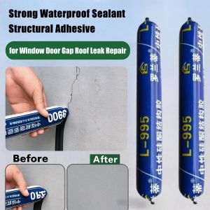 METALIX 1Pcs 750g Strong Waterproof Sealant 995 High Viscosity Silicone Structural Adhesive Durable Glass Adhesive for Window Door Gap Roof Leak Repair