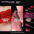 MAYBELLINE OFFICIAL Color Sensational Ultimatte Lipstick Make Up - 1.7gr (Lipstick Dengan Formula Ringan & Nyaman Dengan Hasil Flawlessly Smooth). 