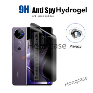 2 trong 1 máy ảnh bảo vệ màn hình cho Vivo V40 5g vivov40 V 40 2024 phía trước chống Peep sự riêng tư Hydrogel phim rõ ràng mềm ống kính mỏng trong suốt chống trầy xước bọc hoàn toàn