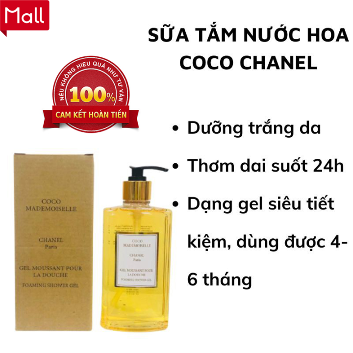 Sữa tắm trắng da hương nước hoa coco Mademoiselle 350ml
