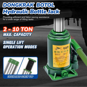 Dongkrak Mobil Hidrolik Botol SUV Truk Kecil Sedang Besar 2T 3T 5T 8T 10T Angkat Beban Ban 2 3 5 8 10 Ton Hydraulic Bottle Jack Universal