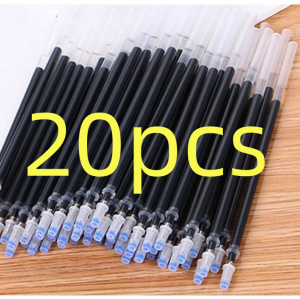 10pcs BallPen Black Sign Pen Students Ball Pens Rods Refill Office Supplies Stationery