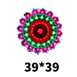 Christmas Parol Lantern Lights Led Seasonal Outdoor Decorative Fairy Xmas Atmosphere Lamp