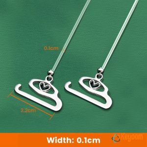 Keyoom 1 คู่ ใส มองไม่เห็น สายรัดบรา ปรับได้ ผู้หญิง ยืดหยุ่น สายคล้องไหล่ อุปกรณ์ซับใน bra straps