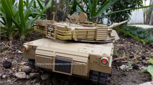 Heng Long RC Tanks | m1a2 Abrams tank | 7.0 Pro Version with Infrared Plastic wheels and plastic tracks