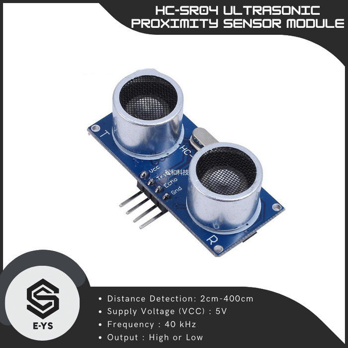 HC-SR04 Ultrasonic Ranging Module HCSR04 Sensor jarak Ultrasonic ...