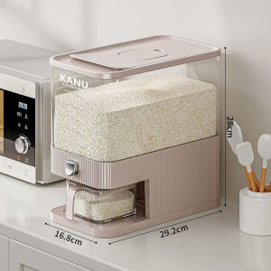 【Yohei】ถังใส่ข้าวสาร10กก กล่องเก็บข้าวสาร ถังเก็บข้าวสาร ปิดผนึกป้องกันความชื้น ความจุขนาดใหญ่ กล่องเก็บอาหารแห้ง