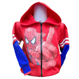 Jaket Anak Laki Cowok SPIDERMAN Web | Kids Jacket - KLV Kids