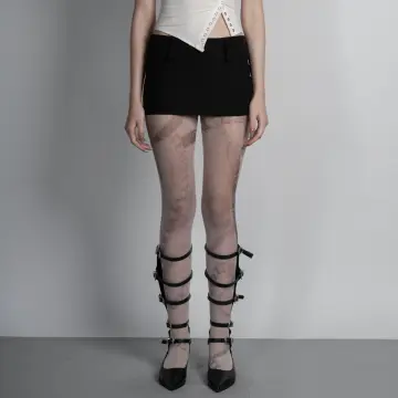 sculptor  peekaboo lowrise skortスカート MUSINSA | SCULPTOR Peekaboo Lowrise Skort Black Pin Stripe