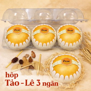 50 Hộp Đựng Trái Cây 3 Ngăn Có Nắp Gập – Nhựa PET Trong Suốt An Toàn Thực Phẩm