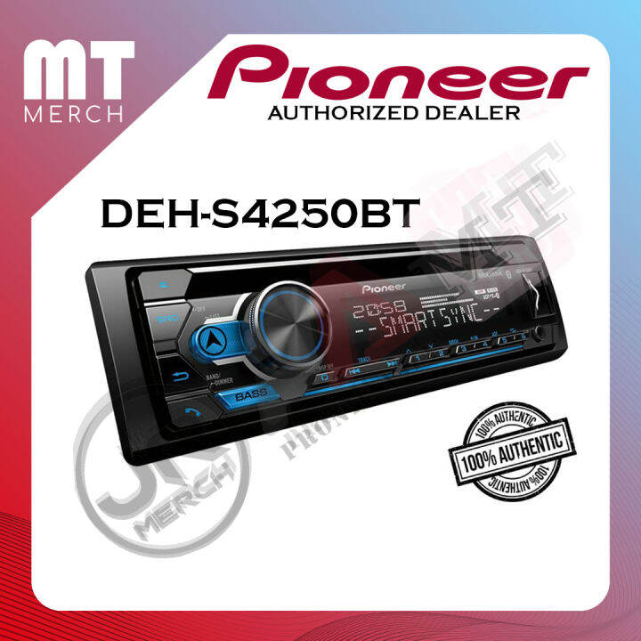 Original Pioneer DEH-S4250BT CD RDS Receiver Car Stereo With Bluetooth ...