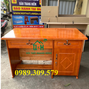 BÀN LÀM VIỆC GỖ THÔNG TỰ NHIÊN - BÀN VĂN PHÒNG CÔNG TY HCM