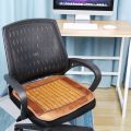 Universal Bamboo Seat Mat Home Car Seat Chair Cooling Mat Cushion Wood Anti Slip Office Bamboo Cooling Seat Mat Summer Sheet Chair Breathable Waterproof Brown Beige Retro Style Lapik Kerusi Kereta Buluh Kusyen Kereta 竹片坐垫 1pc. 