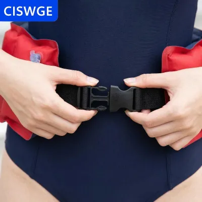 [COD] CISWGE Bơi đào tạo vành đai người lớn trẻ em Inflatable an toàn nổi bơi Viện trợ có thể điều chỉnh hồ bơi nổi thiết bị cho việc học bơi kỹ năng