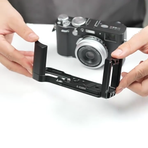 For X100VI Camera L Shaped Quick Release Plate Live Stream Photography Vlog Expansion Bracket Camera Grip Camera