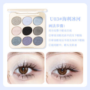 Xixi Versatile Eyeshadow Palette 9 Shades Matte & Shimmer Long-Lasting Eye Makeup for Beginners
