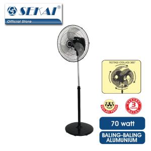 SEKAI Kipas Angin Berdiri Tornado / Stand Fan 18 Inch / 360 Osilasi - SFN 1809