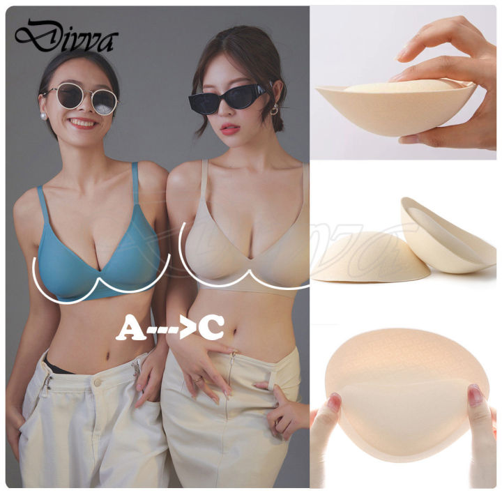 Bra Pads Inserts. Bra Cups Inserts.removable Breathable Push Up
