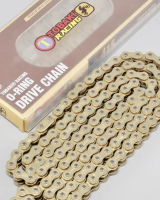TOBAKI ​​​​​​​Racing HEAVY DUTY Rantai O RING GOLD Chain Motor 415 420 428 140 132 124 122 114 108 96 ORING Y15 LC EX5