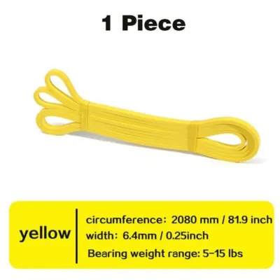 Elastic Fitness Belt Pull-up Resistance Band Strength Training Rope Men Women Yoga Stretching