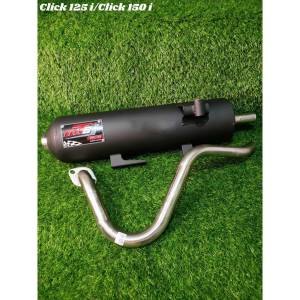 MT8 Pipe for CLICK 125i / 150i V2 / V3 GAMECHANGER | HONDA Stainless Tip / Black Tip / Titanium Tip