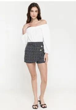 パンツ thered thered S tweed structure shorts thered thered S tweed structure shorts